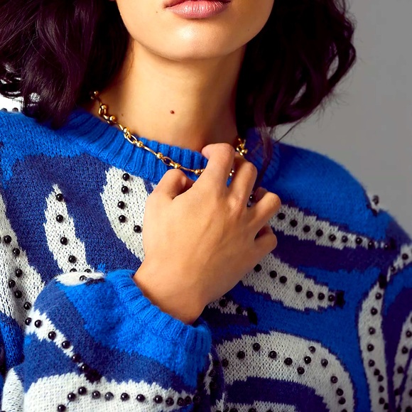 Banana Flowers Sweater Top- Farm Rio - Picture 2 of 5